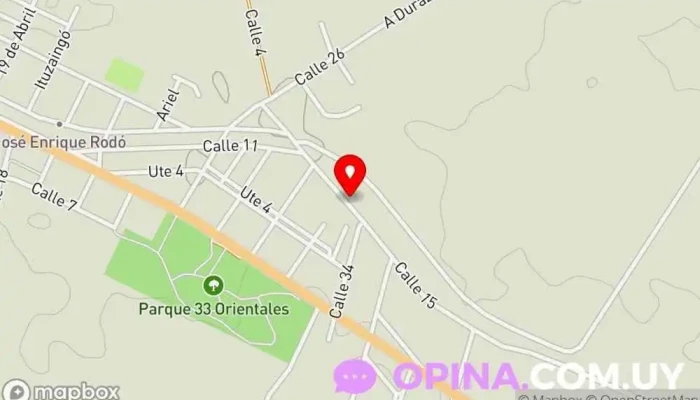 mapa de Kiosco Celestina Papelería en José Enrique Rodó