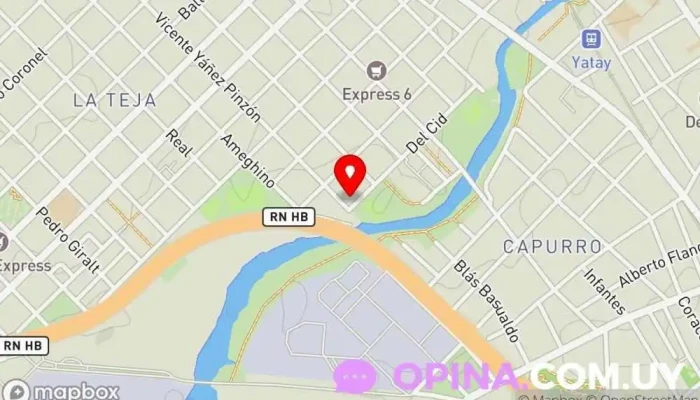 mapa de Kiosco del Cid Quiosco en Montevideo