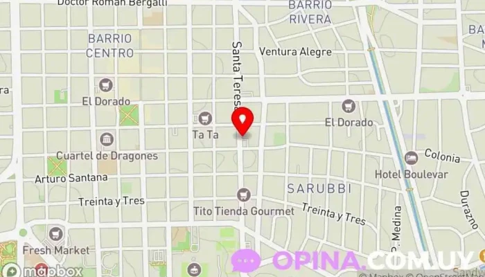 mapa de Kiosco Mafalda, Salón y Papelería Tienda de artículos para el hogar en Maldonado