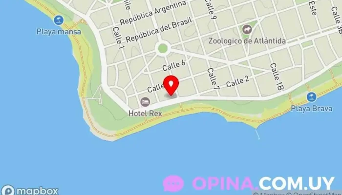 mapa de Kiosco Manu Comercio en Atlántida