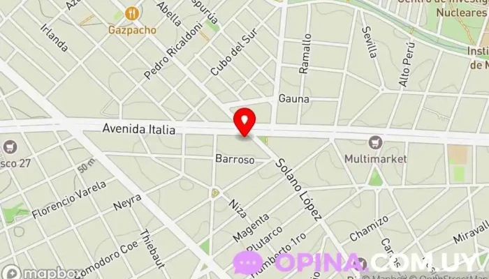 mapa de Kiosco Simón 2 Librería en Montevideo