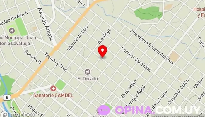 mapa de Kiosco y Papelería Lo de Juan Papelería en Minas