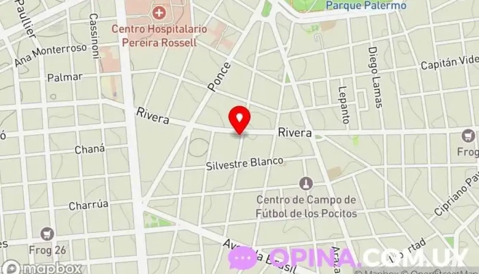 mapa de Kiosco y papeleria Kiosco en Montevideo