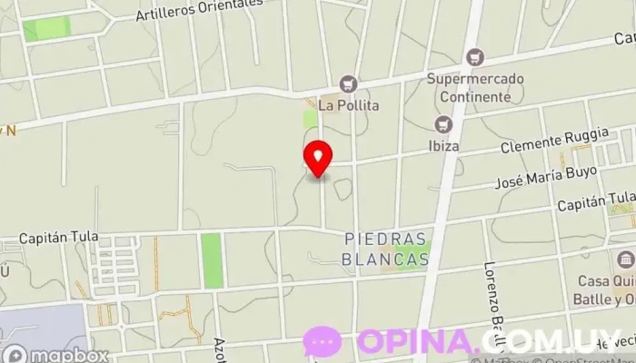 mapa de Kiosko Celular Servicio de reparación de teléfonos, Societe de Flocage en Montevideo