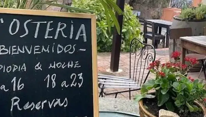 L Osteria Aigua Menu - Aiguá