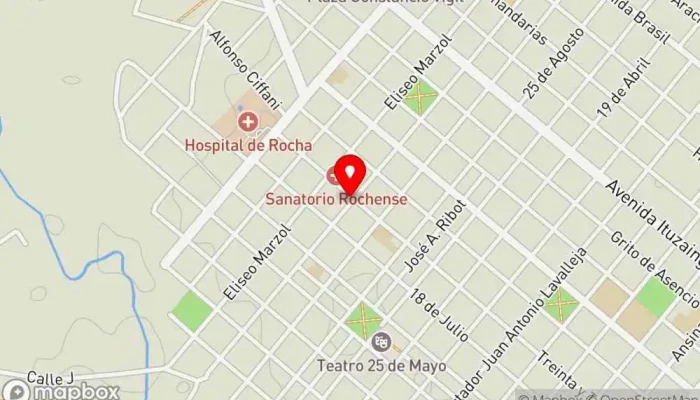 mapa de La Abuelita 2.0 Cafetería en Rocha