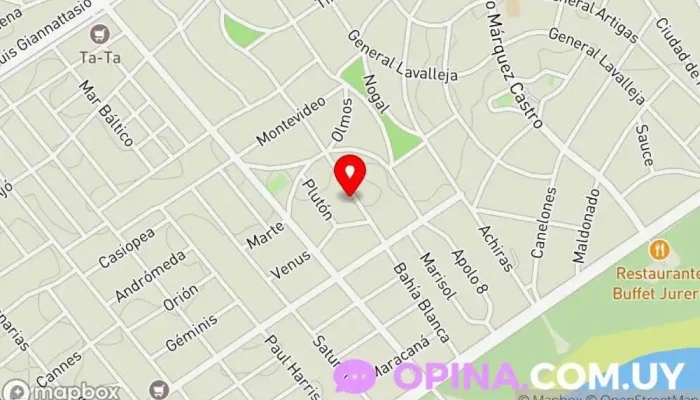 mapa de La Akademia Escuela de música en Ciudad de la Costa