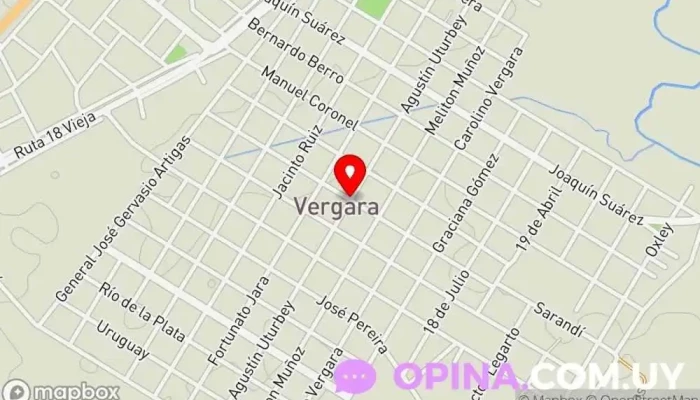 mapa de LA BENEDICTA Granja en Vergara