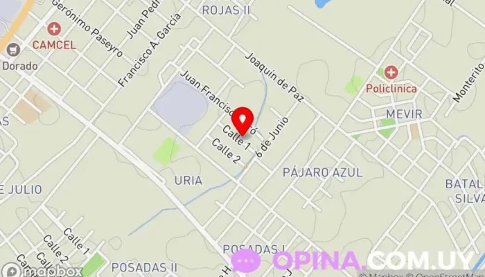 mapa de La casa del escolar Papelería en Rio Branco