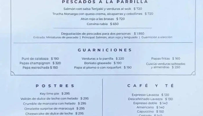 La Casa Violeta -  Menu - Montevideo