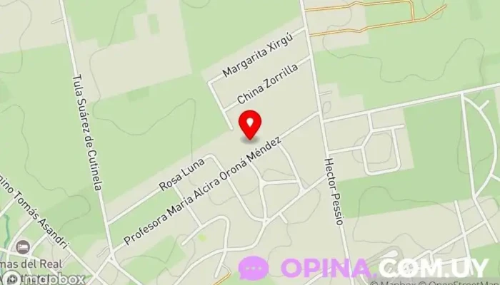 mapa de La Chacra Tenis Escuela en Col. del Sacramento