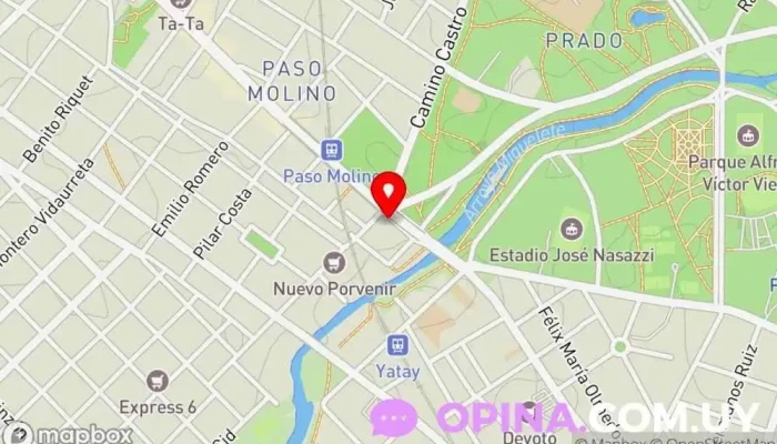 mapa de la clinica Clínica dental en Montevideo