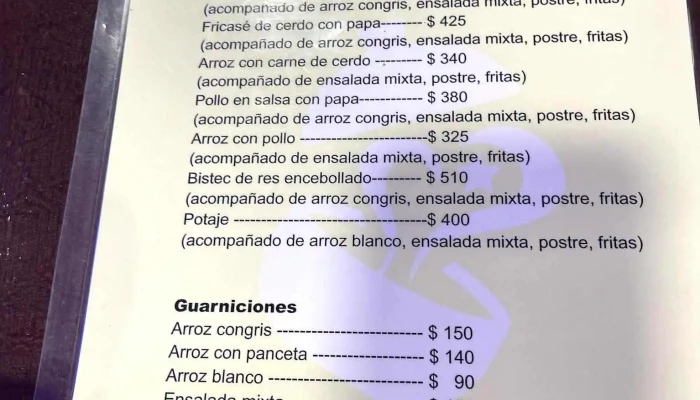 La Comida De Mama Menu - Montevideo