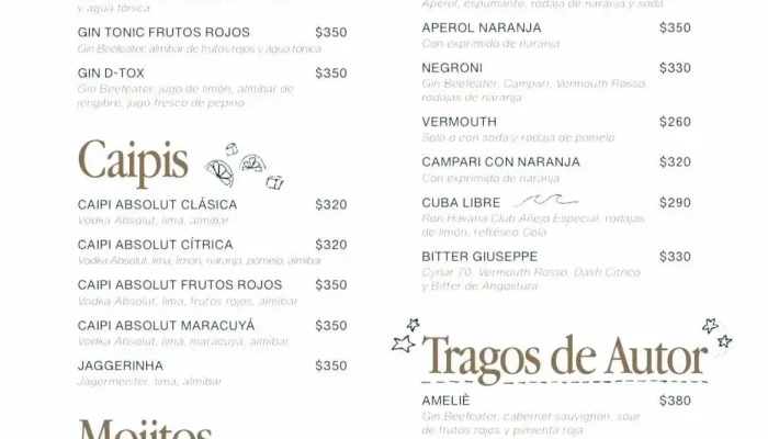 La Diagonal -  Menu - Montevideo
