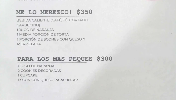 La Dulceria De Paula En El Mercado Menu - San José de Mayo