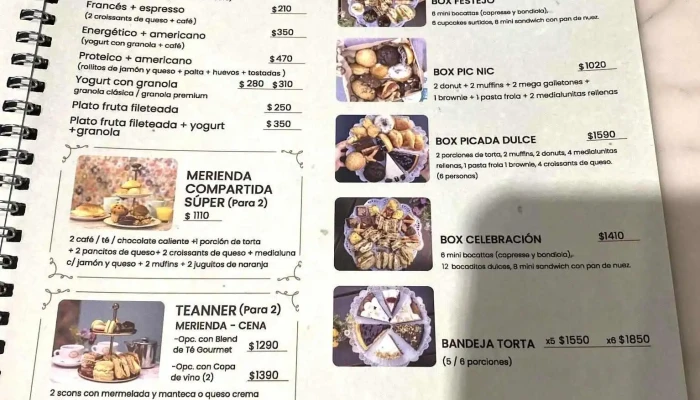 La Dulceria De Xime Torres Menu - Montevideo