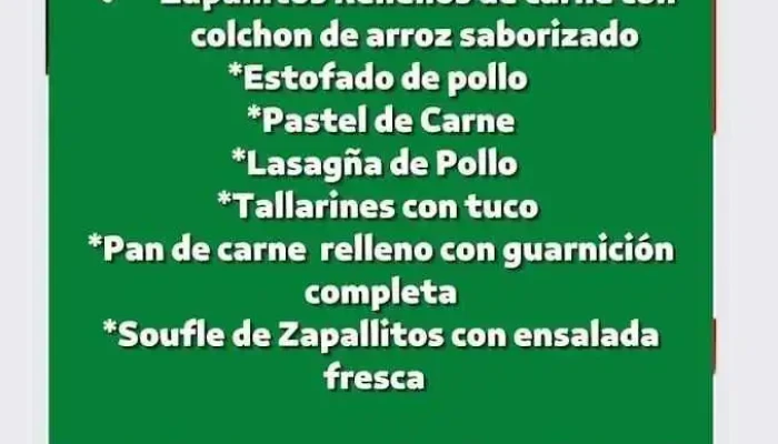 La Esquina Del Pollo -  Menu - Treinta y Tres