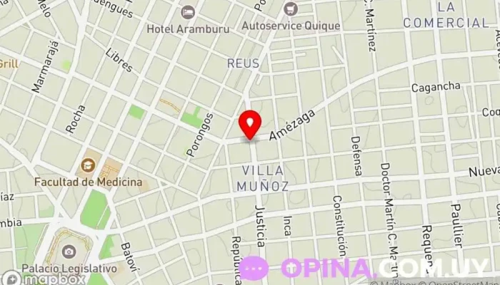 mapa de La Esquina Solo Comerciantes Mayorista, Juguetería en Montevideo