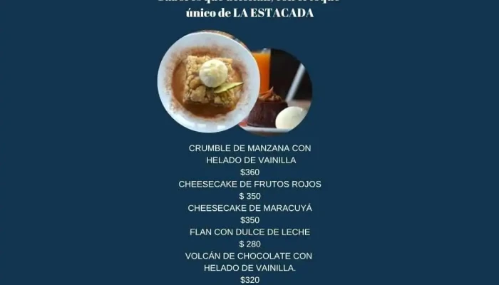 La Estacada -  Menu - Montevideo