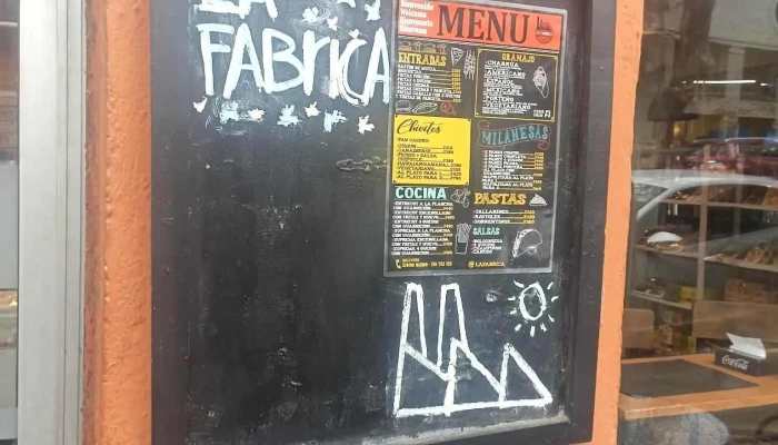 La Fabrica Menu - Montevideo