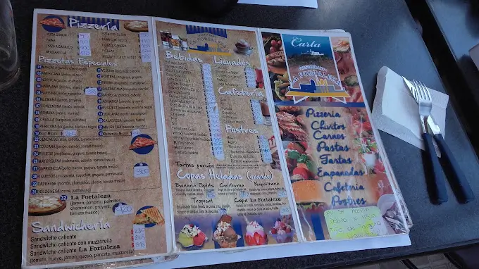 La Fortaleza Pizzeria -  Menu 1 - Montevideo