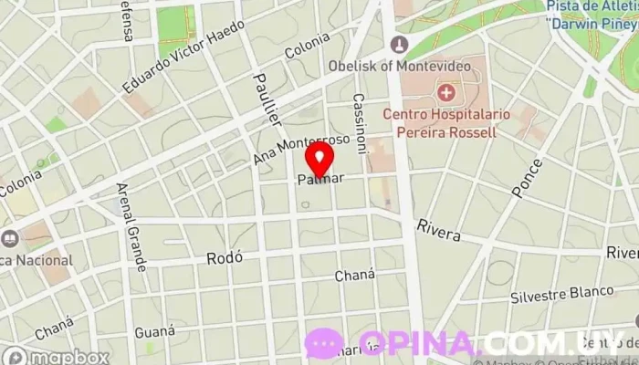 mapa de La Galera Escuela en Montevideo