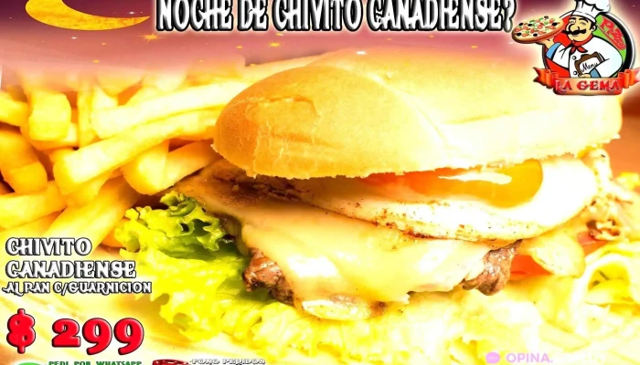 La Gema -  Hamburguesa - Montevideo
