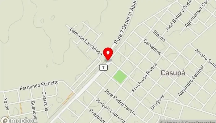 mapa de La hoguera Restaurante en Casupá