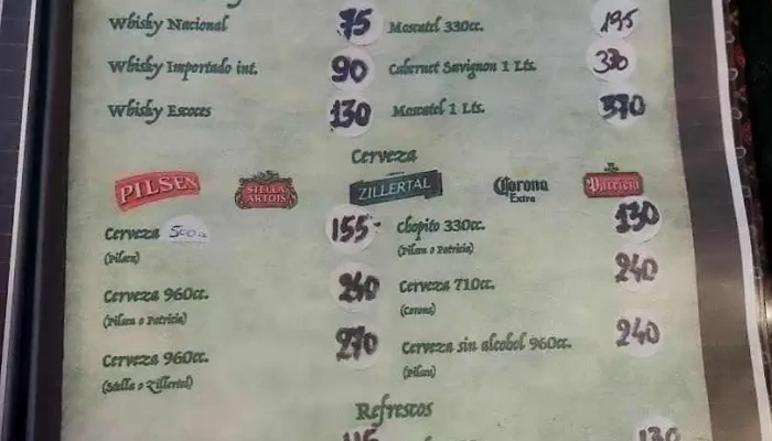 La Isla Menu - Montevideo