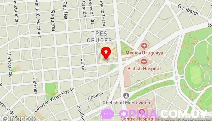 mapa de La Libreria - gL (Grupo libros) Librería en Montevideo