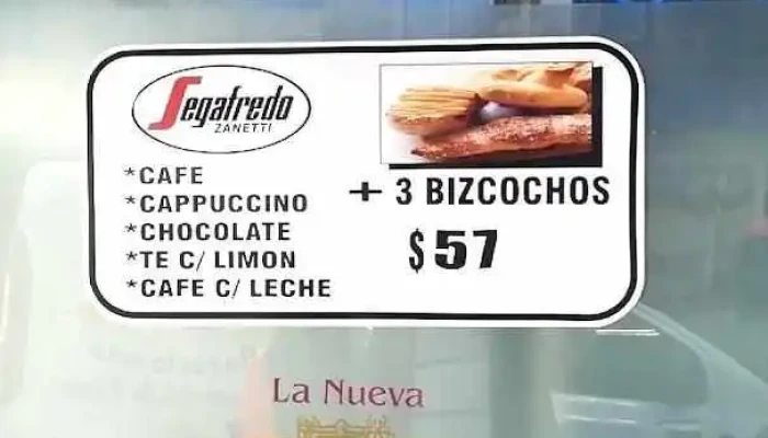 La Nueva Barcelonesa -  Menu - Montevideo