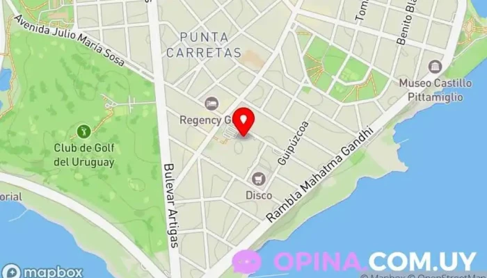 mapa de La Papelaria & Co Tienda de regalos en Montevideo