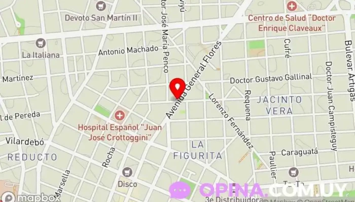 mapa de La Papelera Papelería, Librería, Tienda de informática, Juguetería en Montevideo