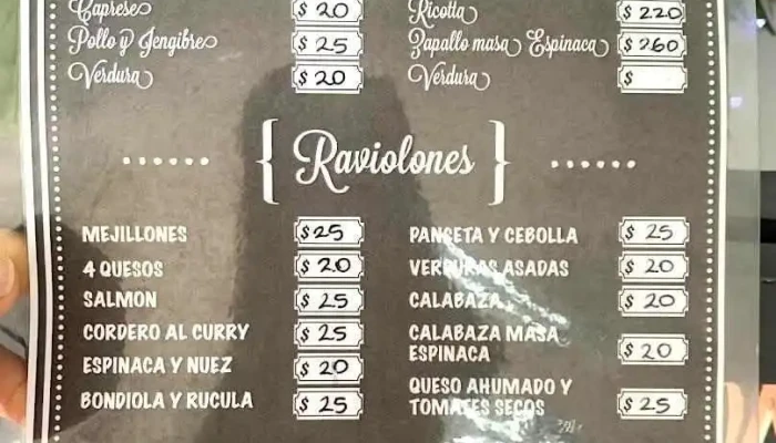 La Pasta De Marcelo -  Menu - Maldonado