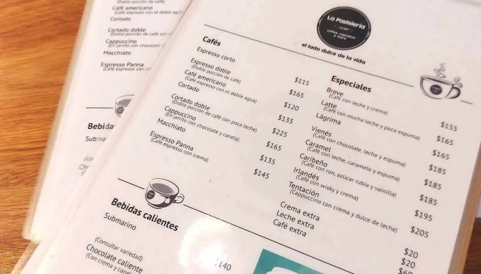 La Pasteleria -  Menu - Maldonado