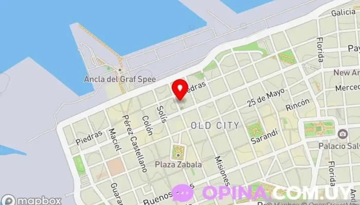 mapa de La Pausa Almacén, Quiosco en Montevideo
