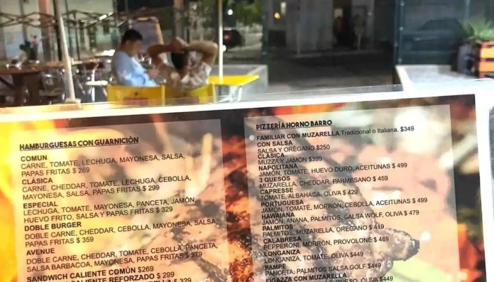 La Pavita -  Menu - Mercedes