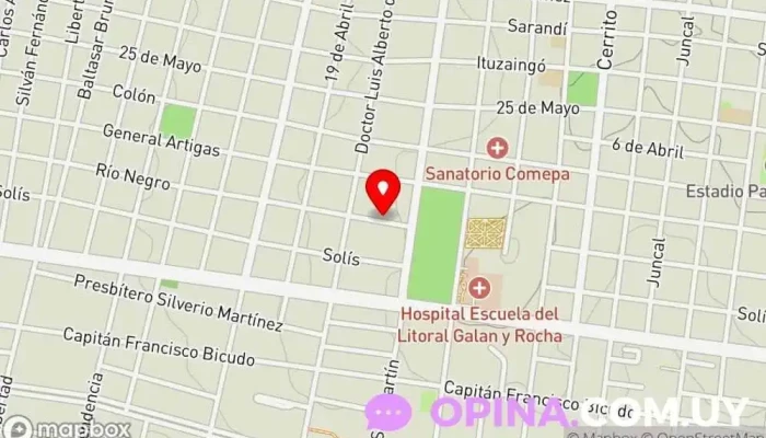 mapa de La Resi ResidenZion Housing complex en Paysandú