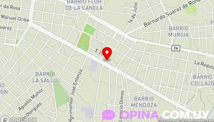 mapa de La Ronda De Los Libros Tienda de bolígrafos en Melo