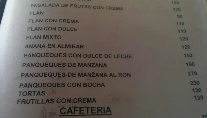 La Rotonda -  Menu - Piriápolis