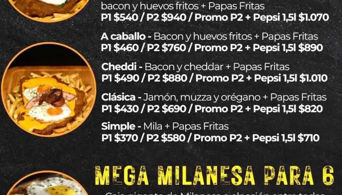 La Rustica Parque Del Plata Menu - Parque del Plata