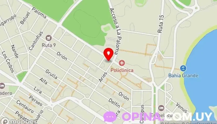 mapa de La Sirenita Tienda de regalos en La Paloma