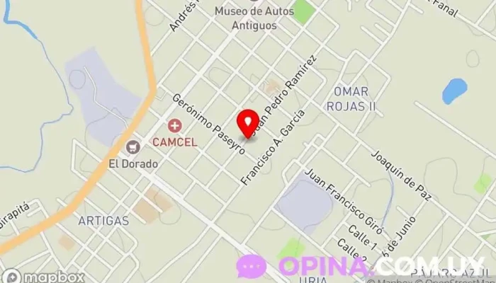 mapa de La Valija de Made Papelería en Rio Branco