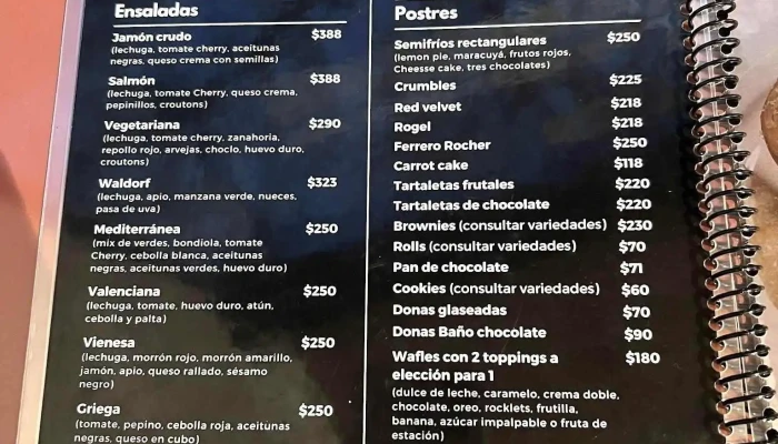 La Vienesa Cafeteria Menu - Montevideo
