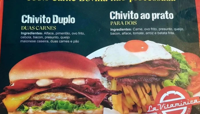 La Vitaminica -  Chivitos Uruguayos Menu - Rivera