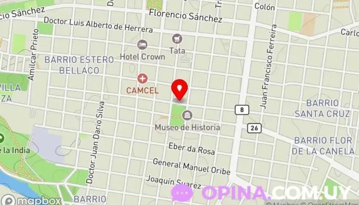 mapa de La Voz De Melo Emisora de radio en Melo