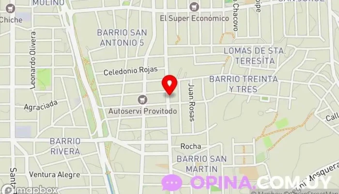 mapa de La Zambra Papelería en Maldonado