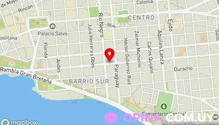 mapa de Laboratorio Clínico Alción Laboratorio de análisis clínicos, Laboratorio, Clínica ambulatoria en Montevideo