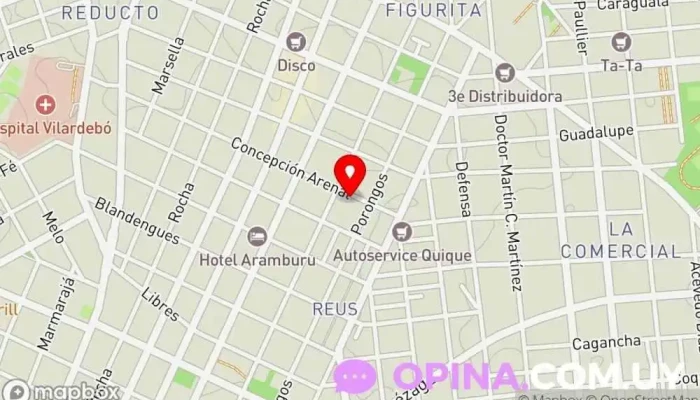 mapa de Labpratorio De Anatomia Patológica Médico en Montevideo