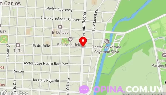 mapa de Ladrona de Libros Librería en San Carlos